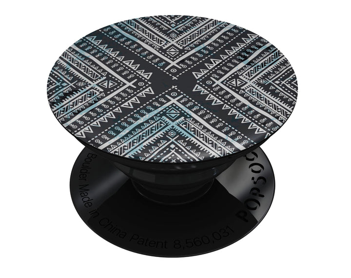 Ethnic Aztec Navy Point - Skin Kit for PopSockets and other Smartphone