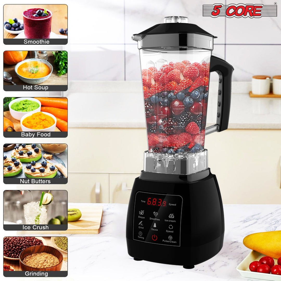 5 Core 2L Professional Countertop Blender Touch Screen For Kitchen 68